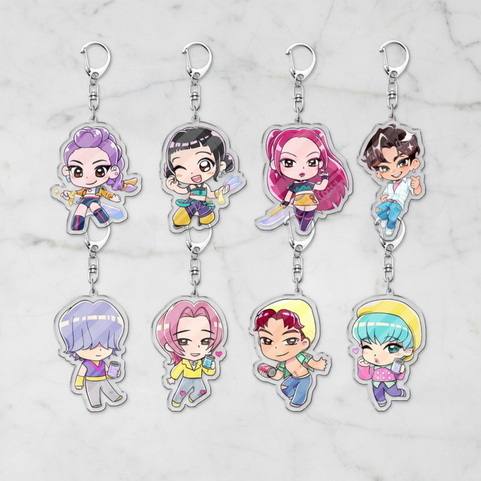 Anime Style Keychains