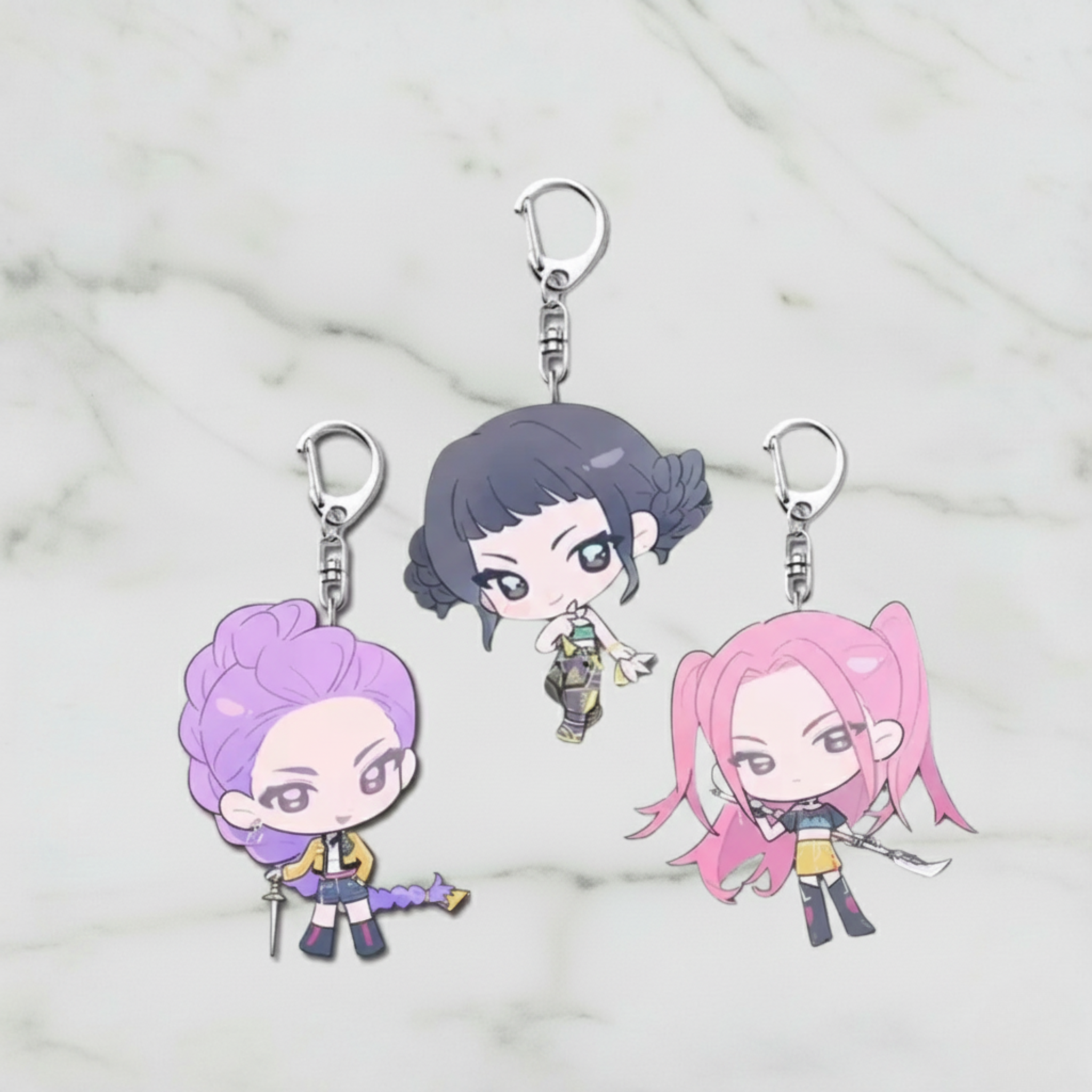 Single Character Keychain