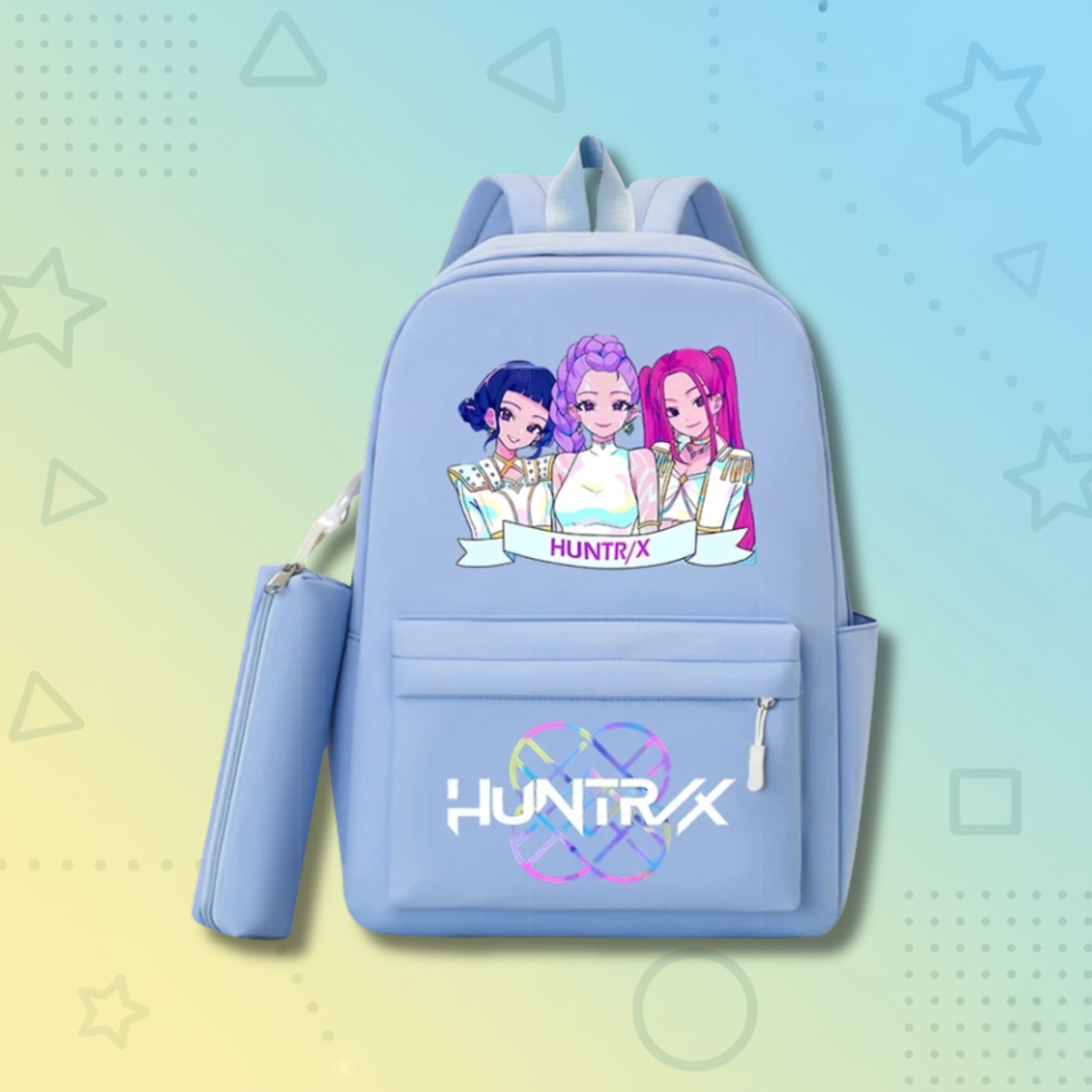 KPop Demon Hunters School Backpack +  Pencilcase