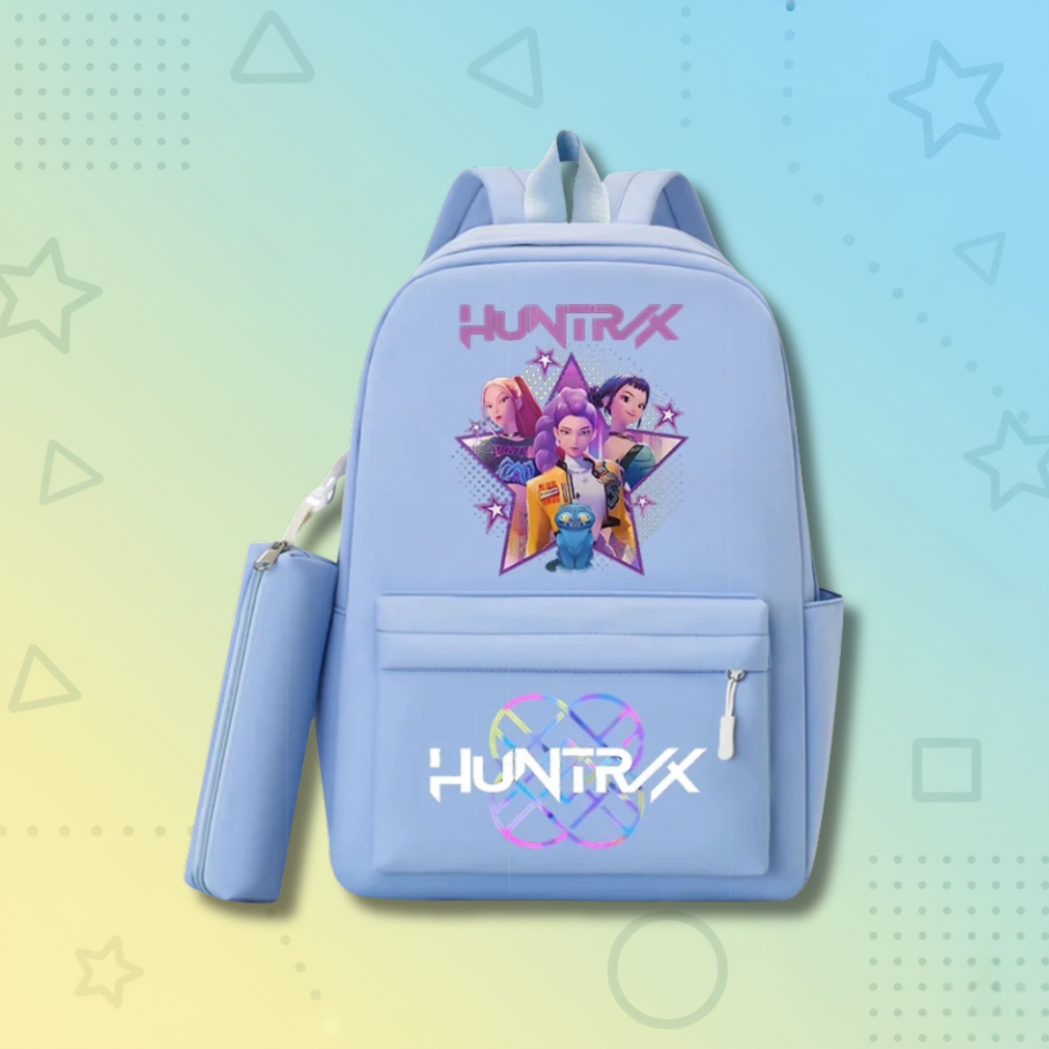KPop Demon Hunters School Backpack +  Pencilcase