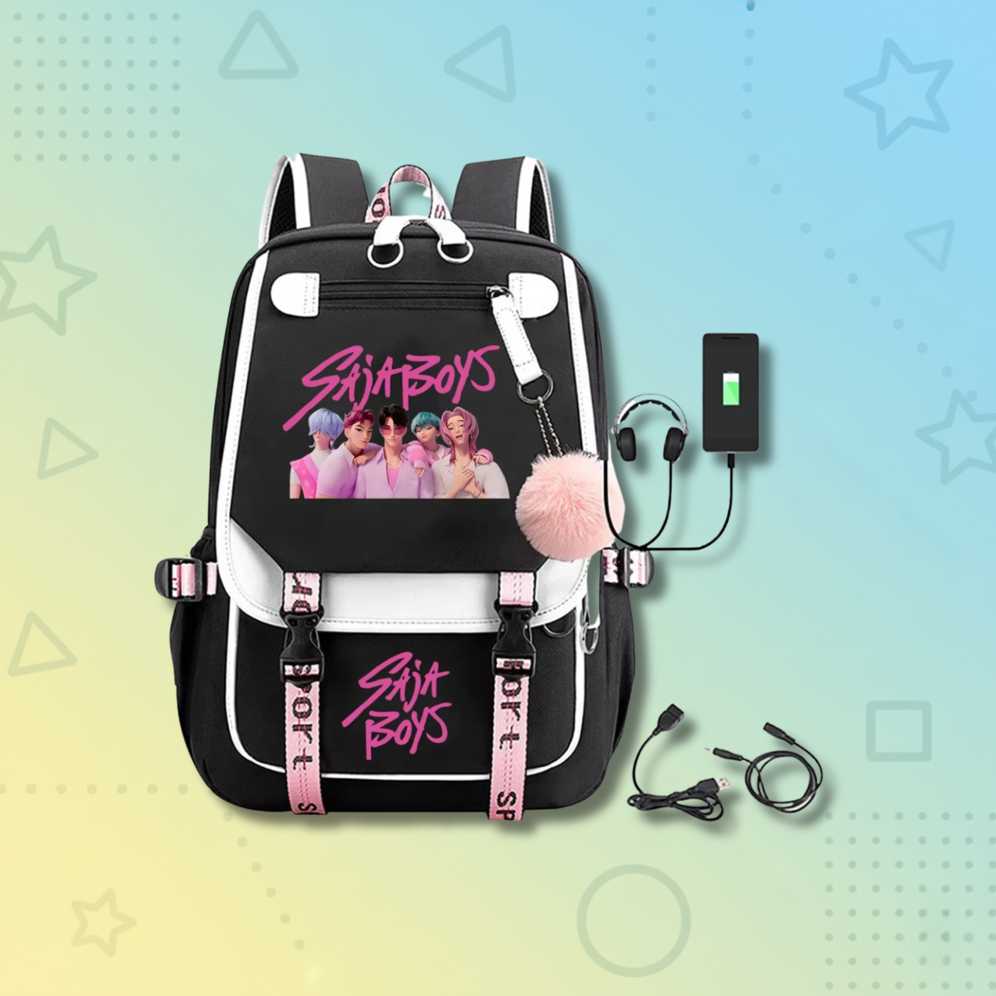 Huntrix Backpack + USB Port