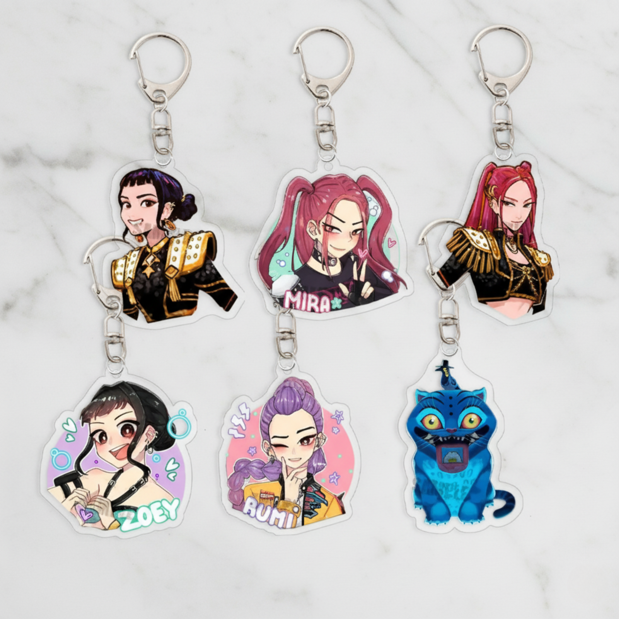 Character Keyrings
