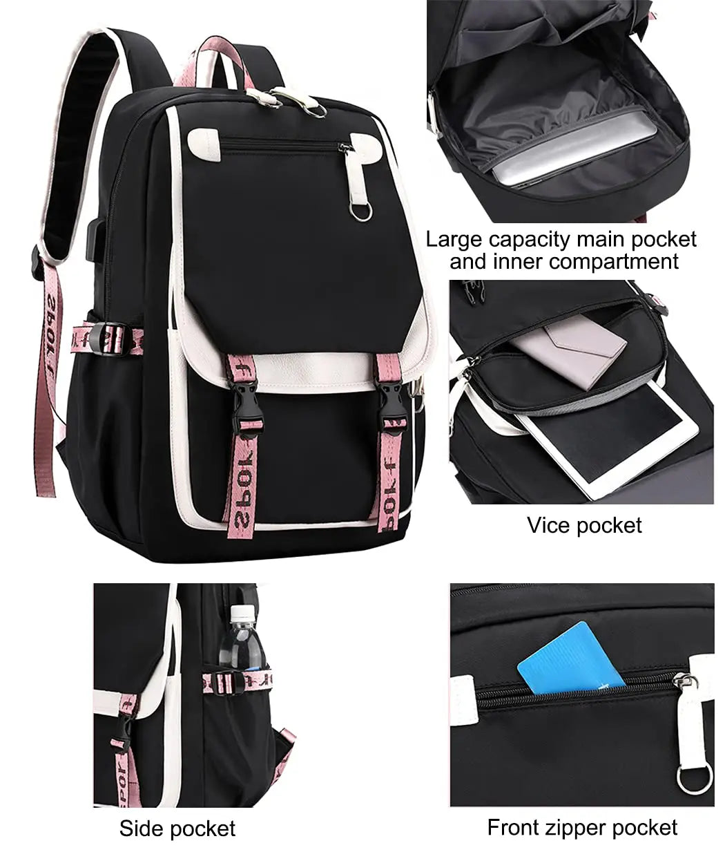 Huntrix Backpack + USB Port