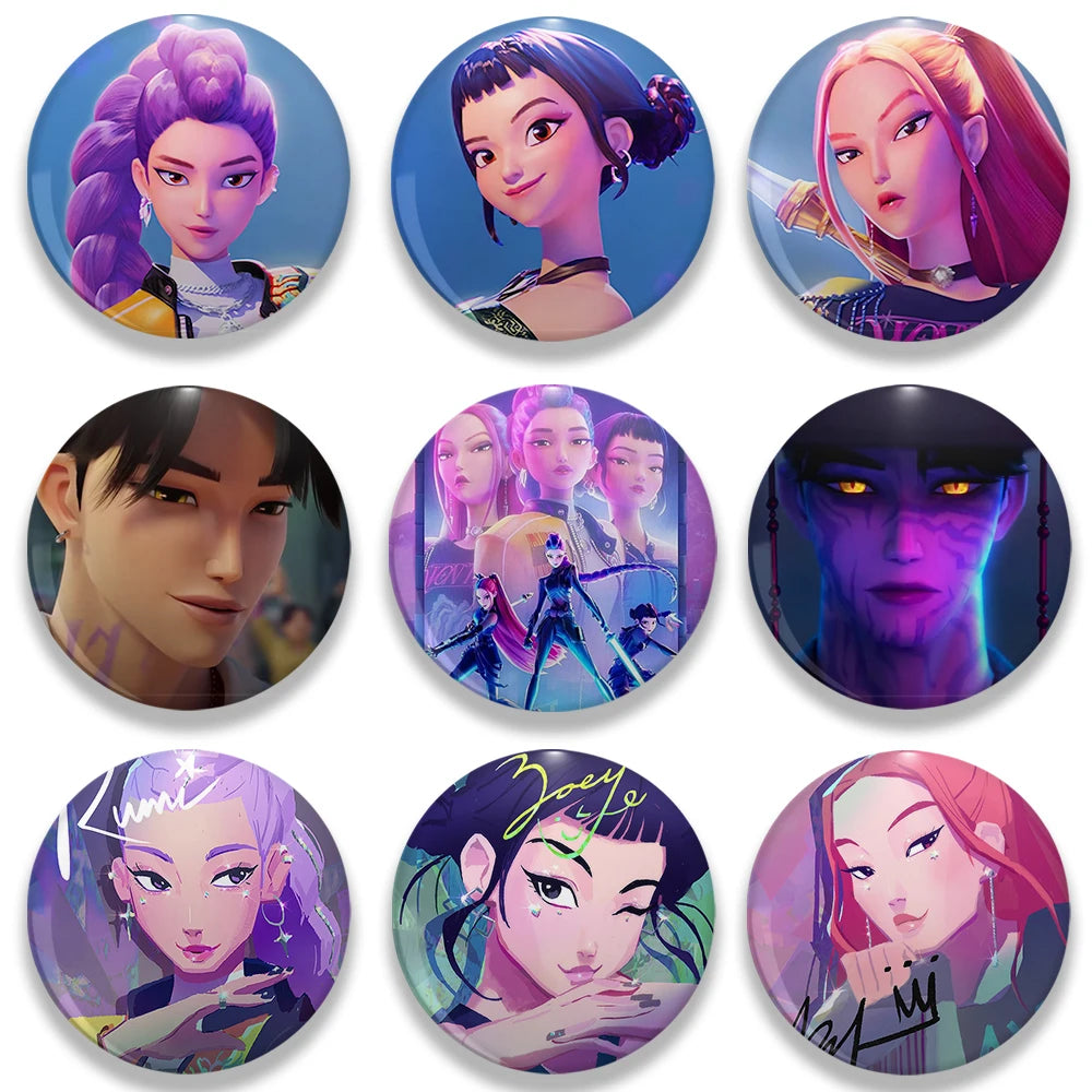 Kpop Demon Hunters Badges