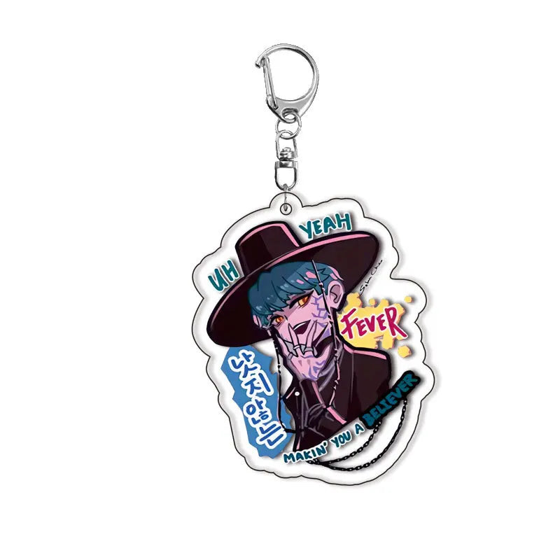 Kpop Demon Hunters Character Figures Keychain