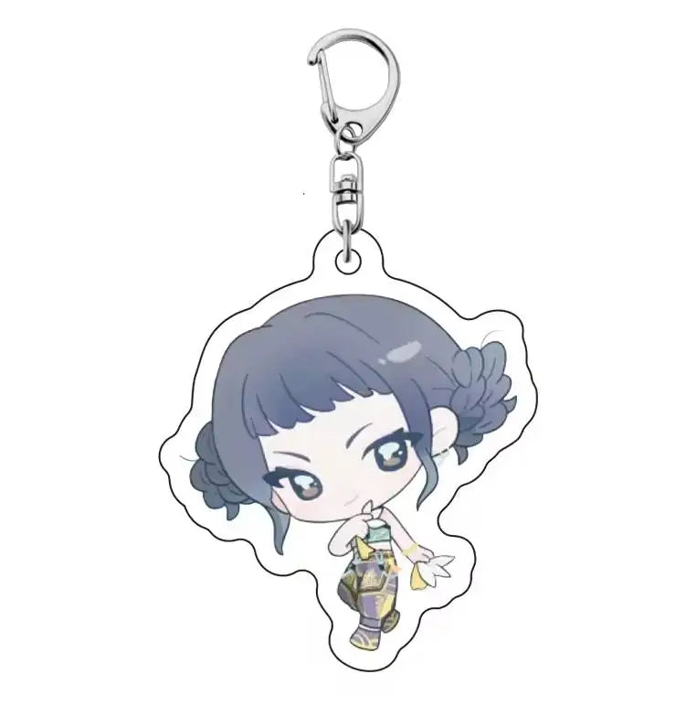 Single Character Keychain