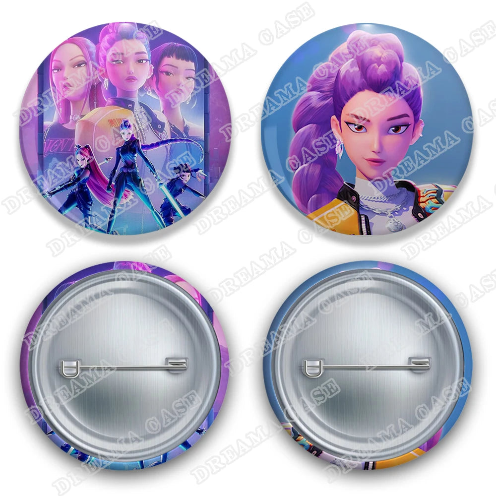 Kpop Demon Hunters Badges