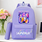 KPop Demon Hunters School Backpack +  Pencilcase