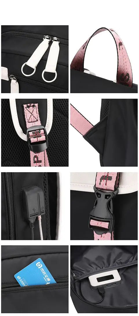 Backpack + Shoulder Bag + Pencil Case