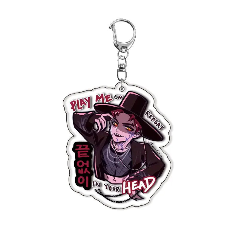 Kpop Demon Hunters Character Figures Keychain