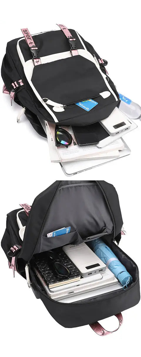 Backpack + Shoulder Bag + Pencil Case